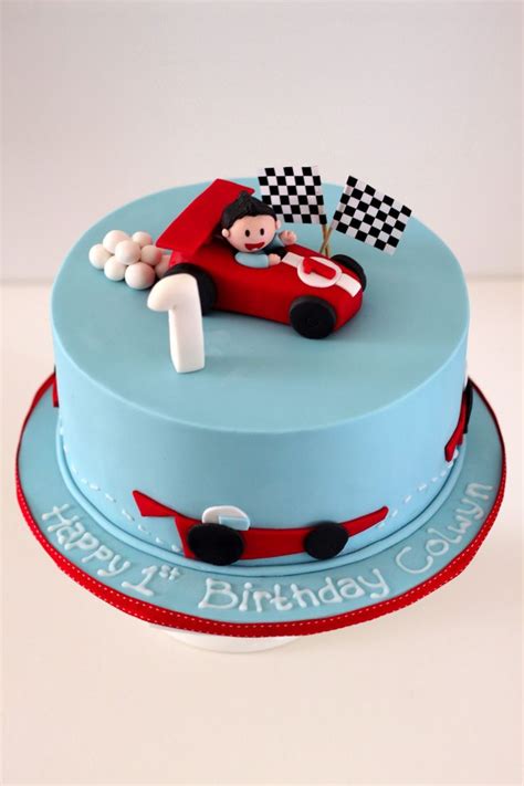 Easy Race Car Themed Birthday Cakes Cake Birthday Cakes Racing Theme