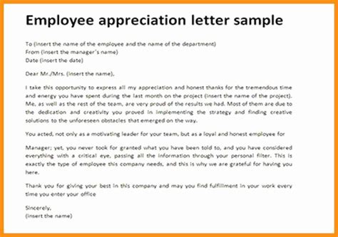 Letters Of Appreciation Template Luxury 10 Letter Of Appreciation For