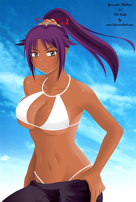 Pinup Yoruichi By Evov On Deviantart