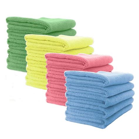 Syr Lightweight Lint Free Microfibre Cleaning Cloth Pack Of 5 250gsm