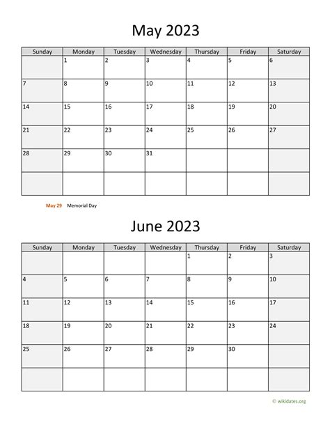 Printable Calendar May And June 2023 Get Your Hands On Amazing Free