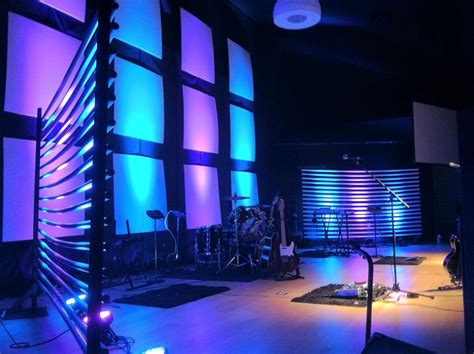 Pvc Led Walls And Styrofoam Squares Escenario De Iglesia Escenario