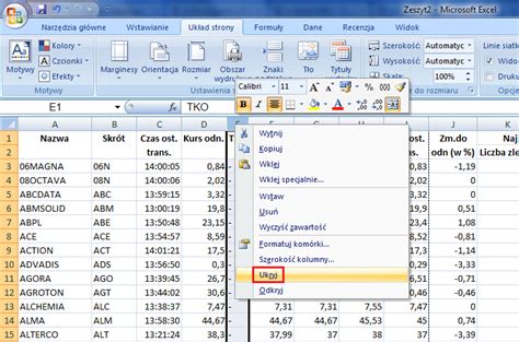 Drukowanie Arkusza Kalkulacyjnego Excel Absolwenci Na Walizkach