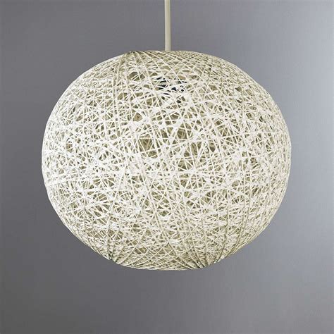 Thai bamboo lampshade, or food cover 31.5cm diameter. Woven Ball Easy Fit Pendant Shade | Ball pendant lighting ...