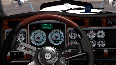 Dashboard For Kenworth W900 133x Mod Ats American Truck Simulator
