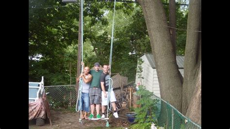 On hanging a porch swing from a tree. Home Improvement Tips for outdoor fun - add a tree swing ...