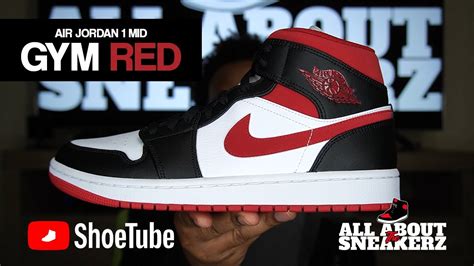 air jordan 1 mid gym red unboxing and review youtube