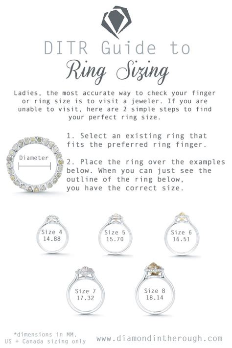 Find Your Perfect Ring Size With This Helpful Chart Wedding Ring
