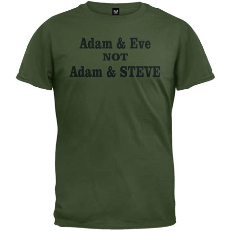 Adam And Eve Not Adam And Steve T Shirt Old Glory