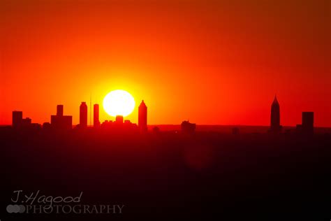 Atlanta Skyline Sunset From Stone Mountain By Jhagood23 On Deviantart