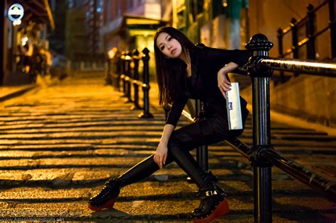 デスクトップ壁紙 通り ポートレート 香港 女性 セクシー 女の子 綺麗な 美しさ ファッション レディ 夜 ポーズ アジア人 モデル かなり 中国語