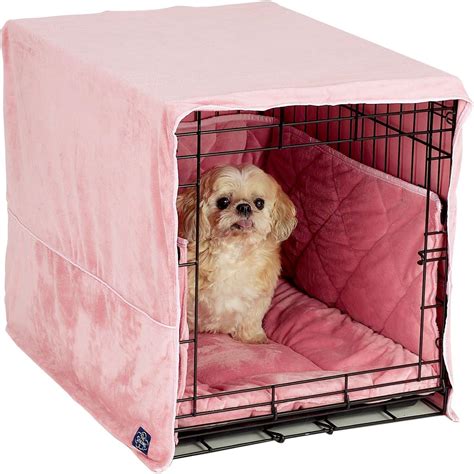 Pet Dreams Complete 3 Pc Dog Crate Bedding Set Includes Crate Pad