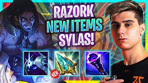 Razork Tries Sylas Jungle With New Items Preseason Fnc Razork