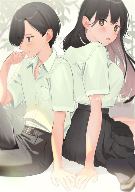 Yamada Anna And Ichikawa Kyoutarou Boku No Kokoro No Yabai Yatsu Drawn By Poligon Danbooru