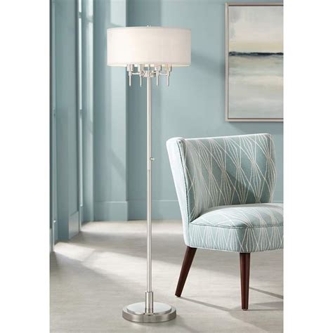 B&p lamp supply is the #1 source for wholesale lamp parts and lighting hardware. Possini Hartford 64" High Nickel Finish 4-Light Floor Lamp - #56E90 | Lamps Plus