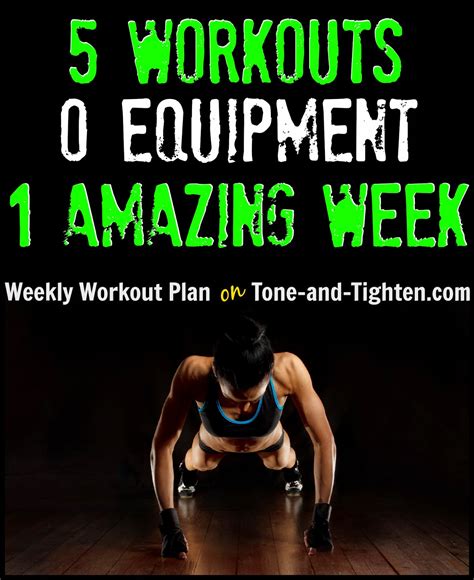 5 Great At Home Workouts Without Weight Best Bodyweight Workouts Without Equipment
