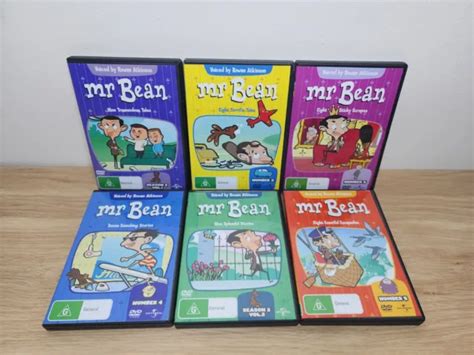 MR BEAN THE Animated Series 6x DVD COMPLETE DVDs PAL Comedy FREE POST
