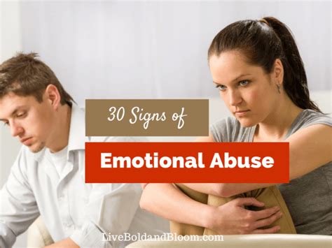 Emotional abuse is soul destroying and, to be honest, i would rather be punched in the face. 30 Signs Of Emotional Abuse In A Relationship