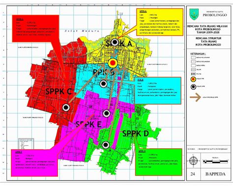 INDUSTRI KOTA PROBOLINGGO PETA ADMINISTRASI DAN TATA RUANG WILAYAH