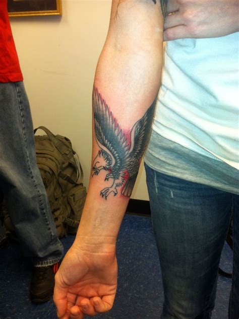 Eagle Tattoos Forearm