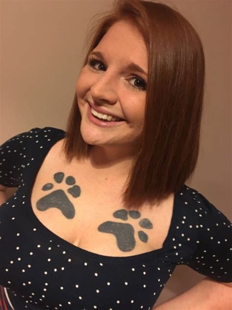 Woman With Paw Print Tattoos On Her Breasts Says Shes Undateable Metro News