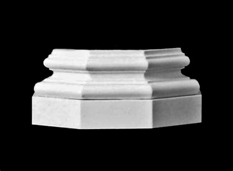 Architectural Wood Attic Base Molding And Plinth For An Octagonal