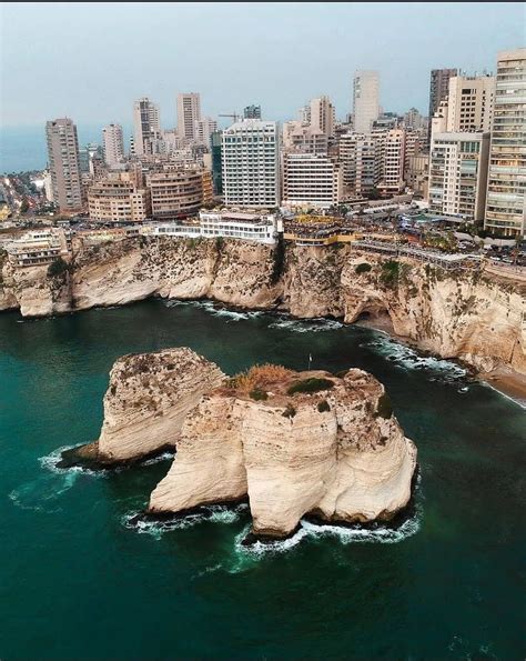 Rawché Beyrouth Liban Paises Do Oriente Medio Viagens Viagem