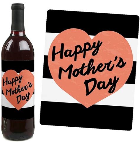 Best Mom Ever Mother S Day Wine Bottle Label Stickers Etsy