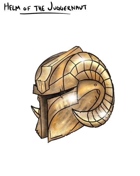 Helm Of The Juggernaut Magic Item Features In Comments Rdndhomebrew