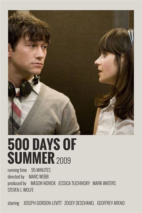 Days Of Summer Polaroid Poster Days Of Summer Movies Days