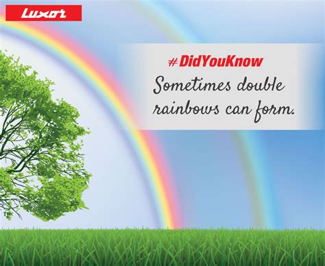 Didyouknow Sometimes Double Rainbows Can Also Form Fun Facts For