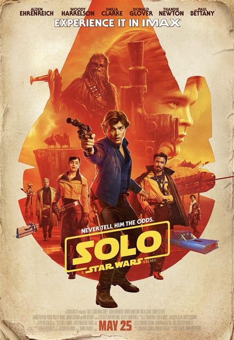 solo a star wars story l affiche imax dévoilée actualités star wars stories star wars