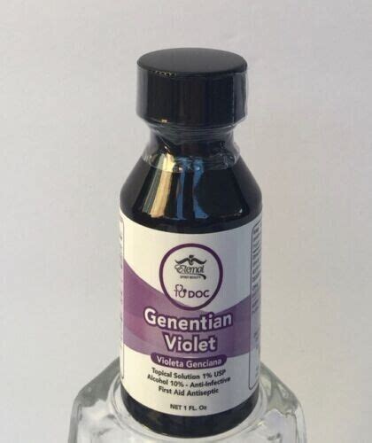 Gentian Violet Tincture Of Violet First Aid Antiseptic Anti Infective