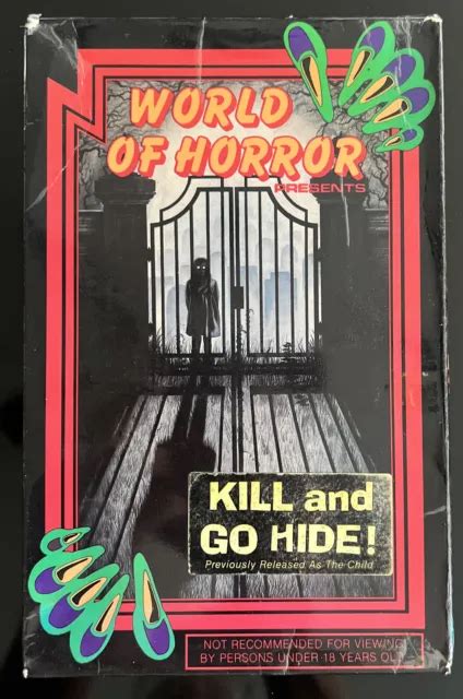 Kill And Go Hide Aka The Child Vhs Horror Big Box Rare Monterey