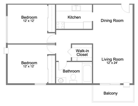 Pick one of our small homes and build your own dream two bedroom house. Floor Plan ⋆ New Home Review