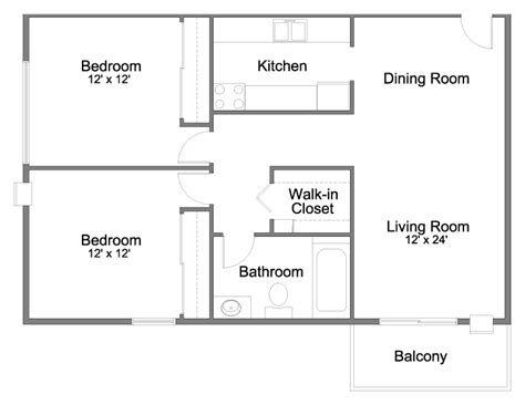 Pick one of our small homes and build your own dream two bedroom house. Floor Plan ⋆ New Home Review