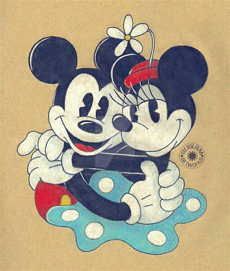 Vintage Mickey And Minnie By Adorablealisha On Deviantart