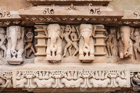 Stone Carved Khajuraho Stock Image Image Of Khajuraho 50518271