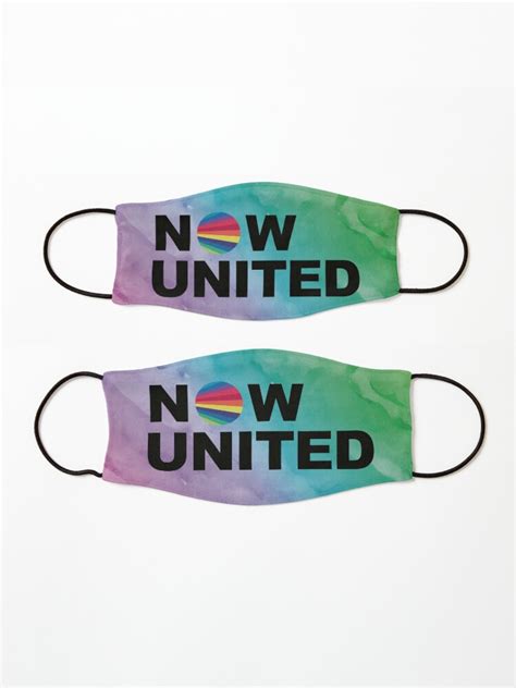 Now United Water Colors Mask By Mixednichos Redbubble