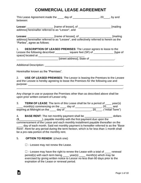 Space to add own terms, 9 pages and over 30 provisions. Commercial Truck Lease Agreement Template | TUTORE.ORG ...