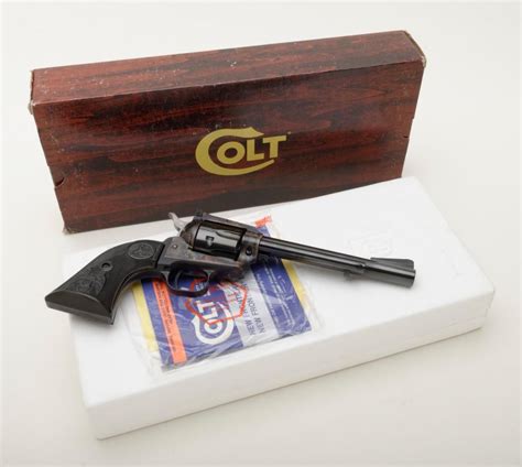 Colt New Frontier Single Action Revolver 22lr Cal 6” Barrel Blue