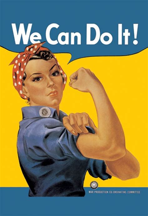 Rosie The Riveter We Can Do It War Production Co Ordinating