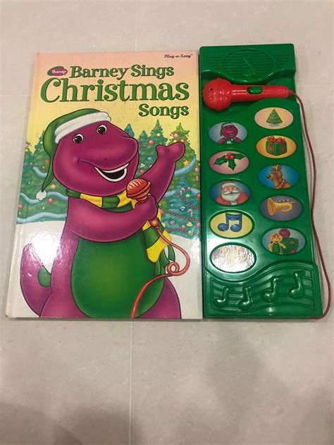 Barney Sings Christmas Songs Hobbies And Toys Books And Magazines