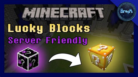 Minecraft Lucky Blocks Works On Servers Command Block Tutorial Xbox