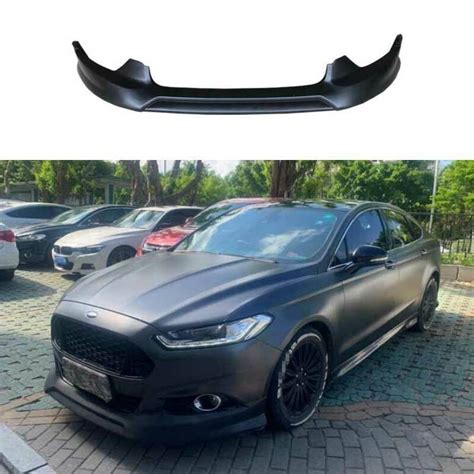 Fit Primer Black Front Bumper Lip Spoiler Bodykit For Ford Mondeo