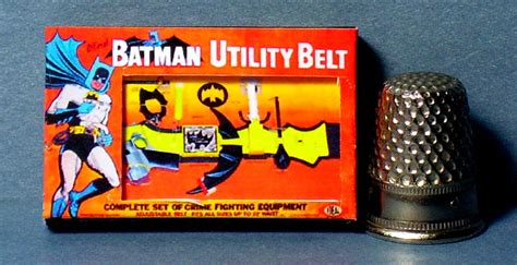 Batman Utility Belt Box Dollhouse Miniature 112 Scale Etsy