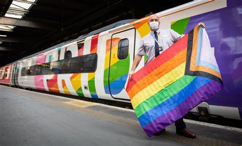 Uks First Ever Pride Train Staffed By All Lgbt Crew Makes Its