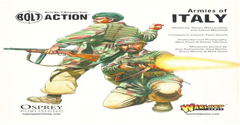 Bolt Action Basic Italian Army List Pdf Document