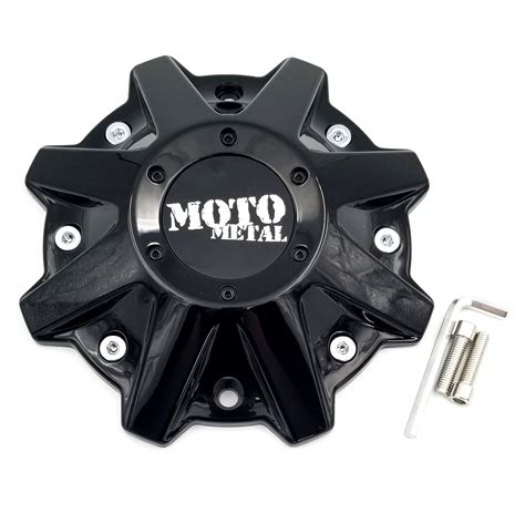 Moto Metal Gloss Black 8 Lug 16 24 Wheel Center Cap Fits Mo201 Mo970