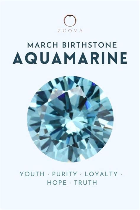 March Birthstone Aquamarine Gemstone Meaning And Jewellery Ideas